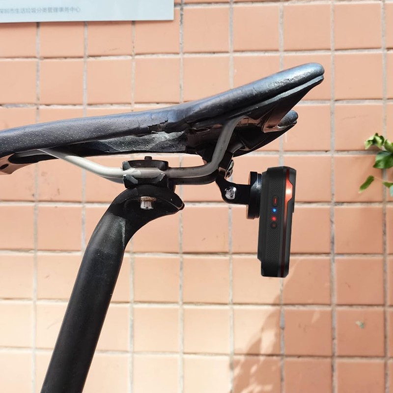 POFET Bicycle Saddle Seat, Bow Mount Taillight Holder for Garmin