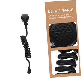 Operitacx Pressure Boosted Small Sprinkler Head with Telescopic Hose for Hairdressing Salon Use Material Ergonomic Grip Efficient Faucet Connected Shower Head for Home and Professional Hair