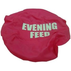 Nature Child Horse/Pont Feed Bowl Bucket Elasticated Cover - EVENING PINK