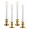 612 Vermont Ultra-Bright LED Window Candles with Timer, Battery Operated,