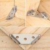 20 pieces corner connectors, stainless steel, Jeboler corner brackets, triangle
