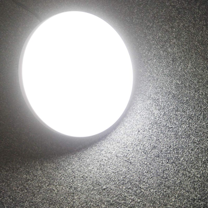 24w LED Bulkhead Round Ceiling Light Flush Mounted 6500k Cool
