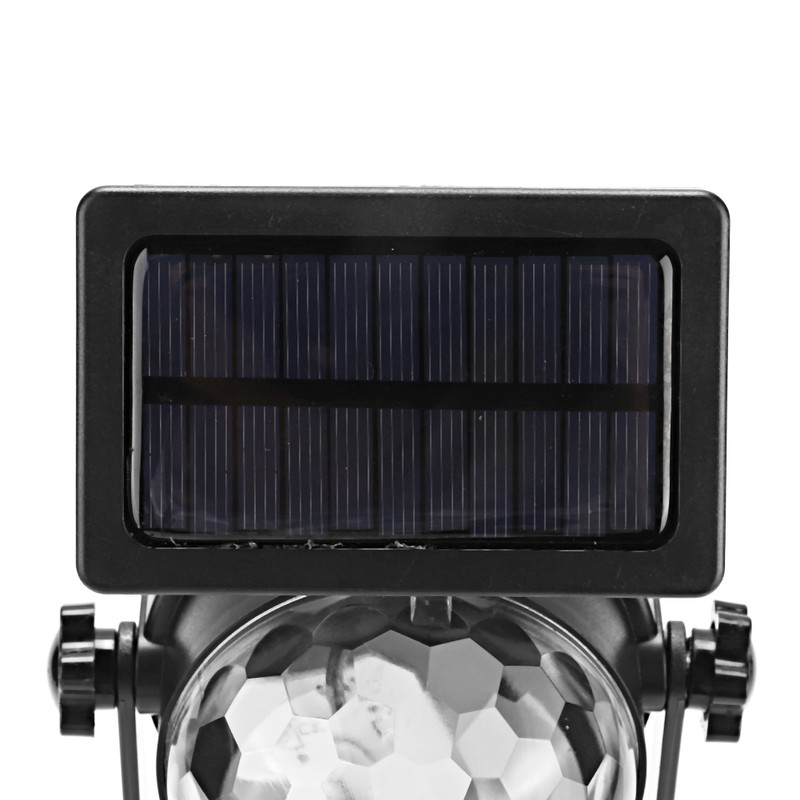 Outdoor Waterproof Solar Panel Festival LED Fairy Spotlight Projector Lamp