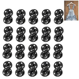40 Sets Rust Proof Metal Snap Fasteners Sewing Press Studs Buttons for Clothes Purse Handbag Craft DIY Supplies(15mm)