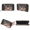 GIFTPUZZ American Flag Deer 3 Pcs Large Handbags for Women