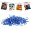100pcs Blue Birds Paper Clips Creatively Cute Plated Metal Bookmark