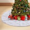 78 cm Christmas Tree Skirt White Christmas Tree Skirt Faux