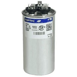 Genteq c3455r GE Round Capacitor 45 5 uf MFD, 97F9895, Z97F995, 97F9895BZ3, 27L880, 370V
