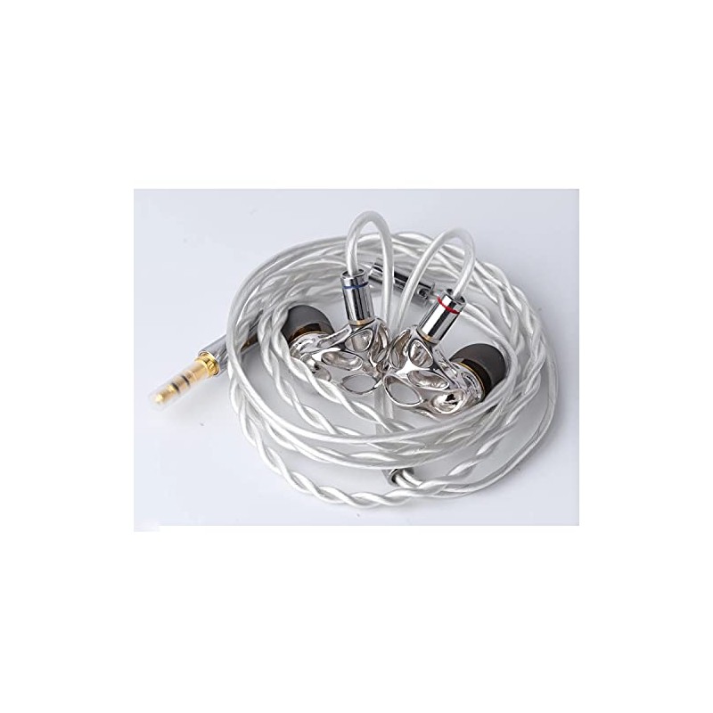 BLON A8 with Free CP100 SML Spinfit Tips (MIC, Silver)