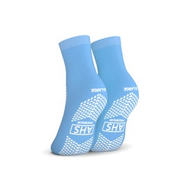 AMERICAN HOSPITAL SUPPLY Premium Anti-Slip Socks | Ice Blue Grip Socks | Large| 1 Pair
