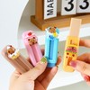4 Pack Animal Eraser Sliding Push Pull Capybara Eraser Retractable