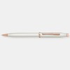 THINGS REMEMBERED Cross Century White Lacquer and Rose Gold Ballpoint