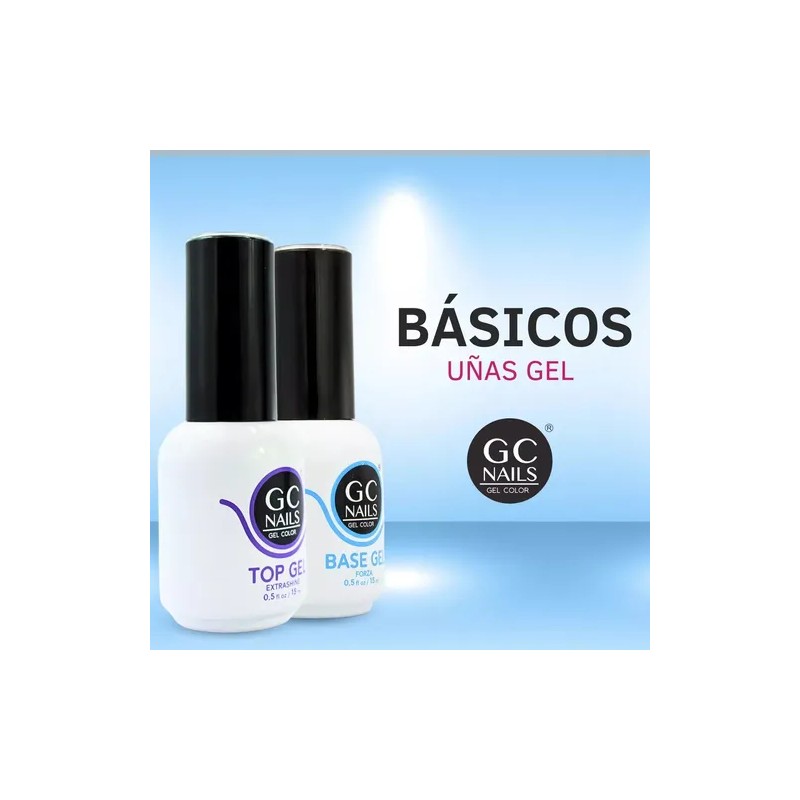 Base Top Gel 3 Pasos Uñas Gel Gc Nails