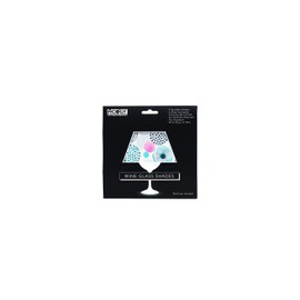 MODGY Frosted Wine Glass Shades-Includes Floating Candle with Batteries (Vero)