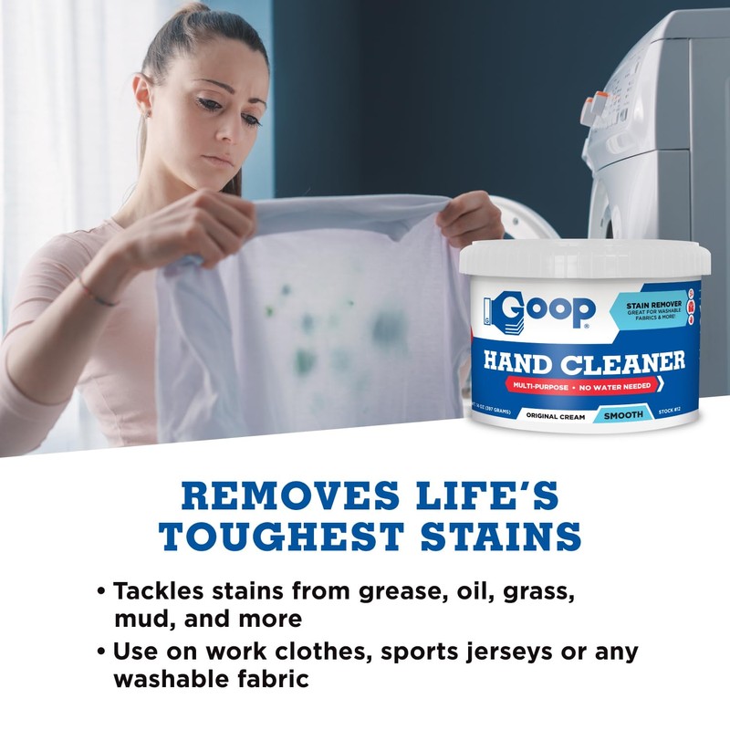 GOOP Original Multi-Purpose Waterless Hand Cleaner and Stain Remover -
