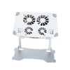 TEHAUX Adjustable Laptop Stand Fan Cooling Laptop Booster Stand Dual