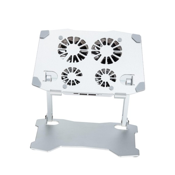 TEHAUX Adjustable Laptop Stand Fan Cooling Laptop Booster Stand Dual