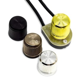Rotary Lamp Switch ON-Off Repair Kit Replacement Compatible with Zing Ear ZE-106C with Rmovable Knob 3A 250VAC 6A 125VAC Light Controller for Table Lamps, Floor Torchiere Pole Lamps and Canopy Lights