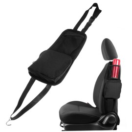 ULTECHNOVO 2pcs Car Seat Side Organizer Bag Front Seat Storage for Truck Car Mesh Pocket for Easy Access No Tools Required Sturdy Wear Resistant Design