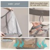 HGZBS Mesh Bag with Handles, Collapsible Laundry Basket, Foldable Laundry