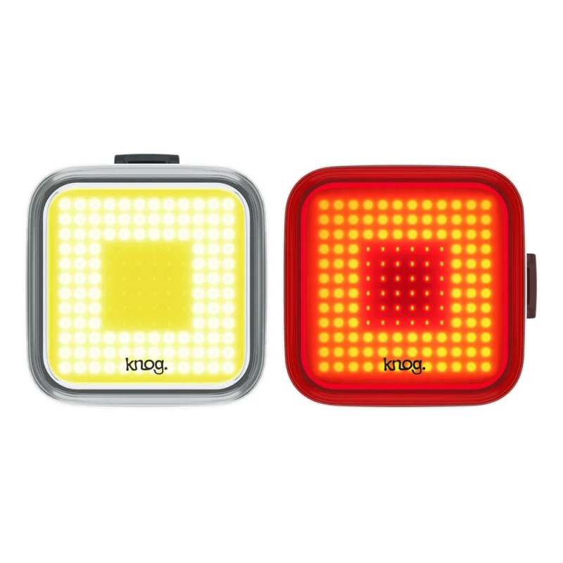 Knog Blinder Square Twinpack - Set De Luces Para Bicicleta