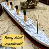 12” RMS Titanic Model, Titanic Toys For Kids, Model Titanic