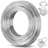 Caianwin 32 Feet Craft Wire 9 Gauge, 3mm Bendable Aluminum