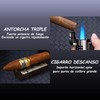 UTRHHVS Encendedor de Antorcha a Prueba de Viento, Triple Chorro