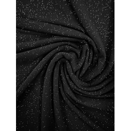 Sedona Designz Glitter ITY Fabric - 95% Polyester 5% Spandex | Sparkling Metallic Fabric for Crafting, Sewing, and DIY Projects | 58”/60” Width
