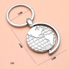 Freedale Keyring Rotating World Map Keychain Globe Planet Earth Pendant