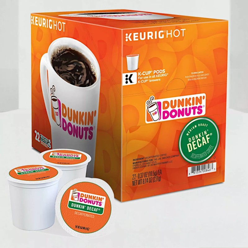 Dunkin' Donuts X22 Dunkin Donuts Original DECAF Coffee Pod K-Cups