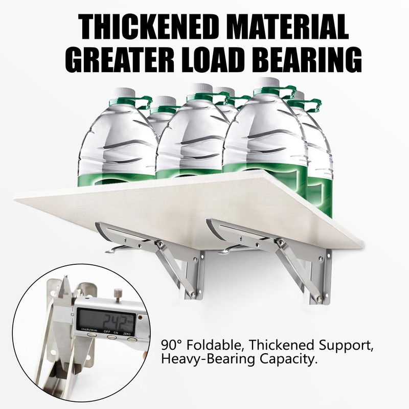 Professional Folding Console Heavy Duty 300 mm, Pack of 2