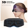 AHUIARGY Ice Silk Sleep Mask with Headphones, Sleep Headphones for