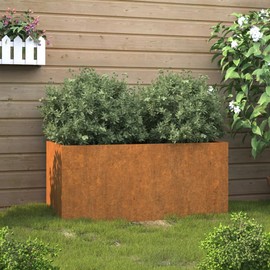 Gecheer Planter 24.4"x15.7"x15.4" Corten Steel