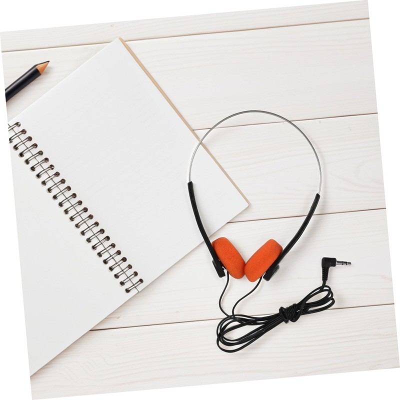Mipcase Adjustable Lightweight Retro Headphones with Cushioned Ear Pads for