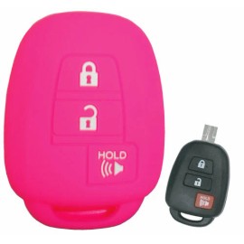 Thejacketstore.com Keyless Entry Remote Key Fob Rubber Cover Fits Toyota RAV4 Highlander Prius Case