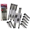 Goldex Kwiker Ball Pen BLACK 10 x 0.7mm Smooth Ballpoint