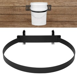 Gtouse 5 Gallon Bucket Holder for E Track Bucket Holder Wall Mount Bucket Hanger E Track Accessories Heavy Duty Bucket Holder for Enclosed Trailer, Workshop and Garage