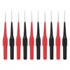 Pack of 10 0.7 mm Test Probes for Multimeters, High-Quality