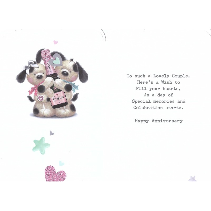 Jonny Javelin Son And Daughter In Law Anniversary Card