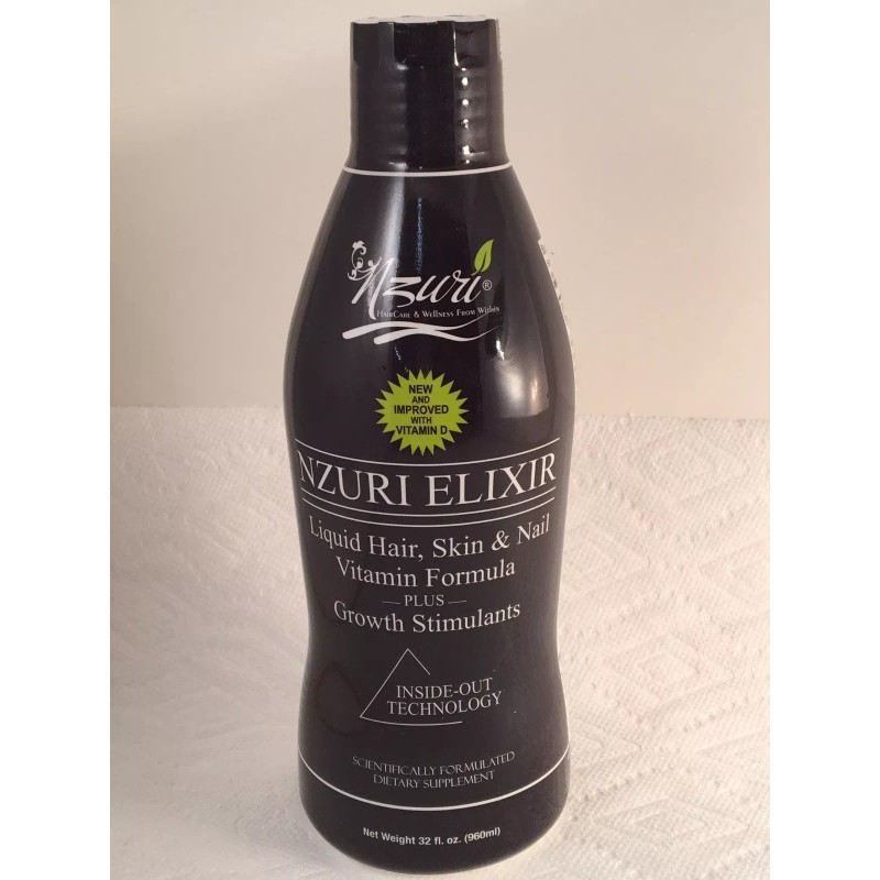 Nzuri Elixir Liquid Hair Vitamin 1 - 32 oz Bottle