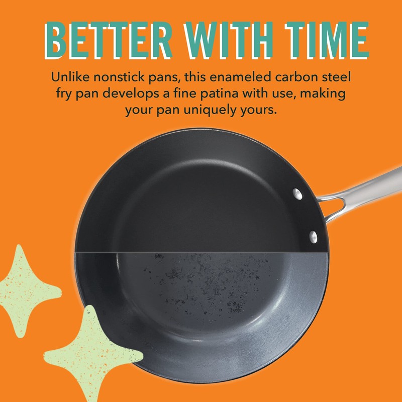 DASH The Fit Cook x 10" Enameled Carbon Steel Fry