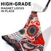 Magnetic Golf Towel, Ultra-Absorbent, Durable & Convenient, Caddie:_Indie Skull Golf