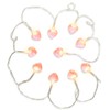 iscream 10 Light Pretty Pink Hearts 65" Long Battery Operated