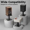 Suptek 7.9 x 6.5" Universal Desktop Speaker Stands – Pair