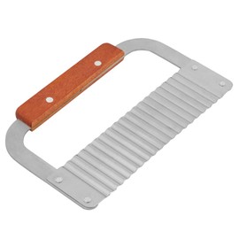 Cortador ondulado ondulado, herramienta de corte ondulado, cuchilla ondulada de acero inoxidable para corte arrugado, cortador de ensalada, cortador de , cortador de hoja de acero