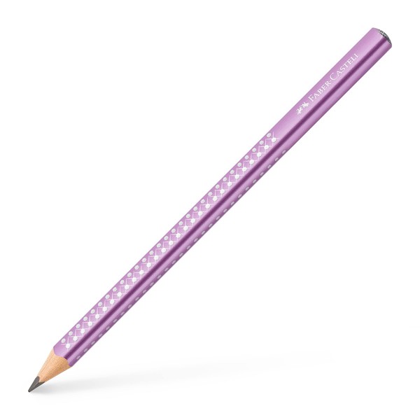 Faber-Castell Jumbo Sparkle Graphite Pencil - Purple Metallic