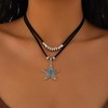 IQPDYV Western Cowgirl Necklace for Women Layered Cowboy Hat Star