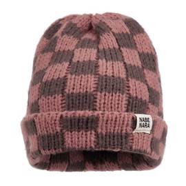 Clakllie Stylish Knitted Skull Cap Unisex Beanie Watch Hats Premium Brimless Stcocking Hat Winter Toboggan Caps,Pink