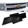 AUTO Front Bowtie Emblem Gloss Black Fit 2011-14 Silverado 2500HD